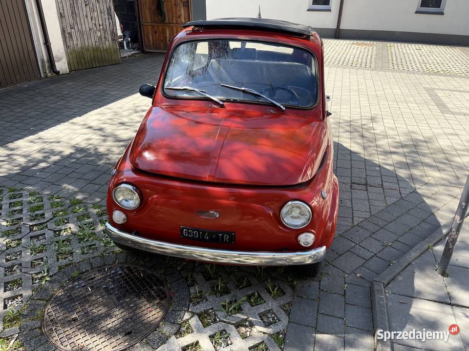 Fiat 500L z 1969r Włoski klasyk Rok produkcji 1969