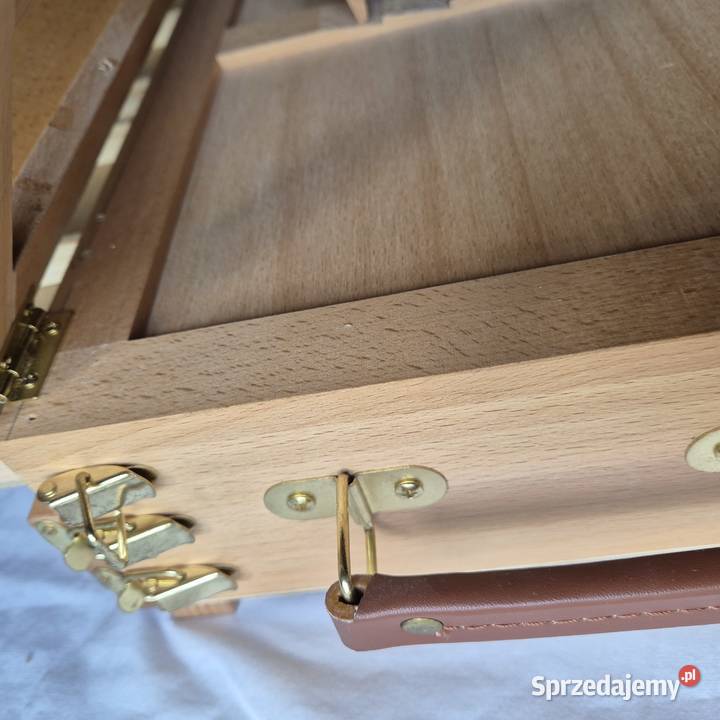 Sztaluga bukowa stołowa z szufladkami nowa Malarstwo Brzesko