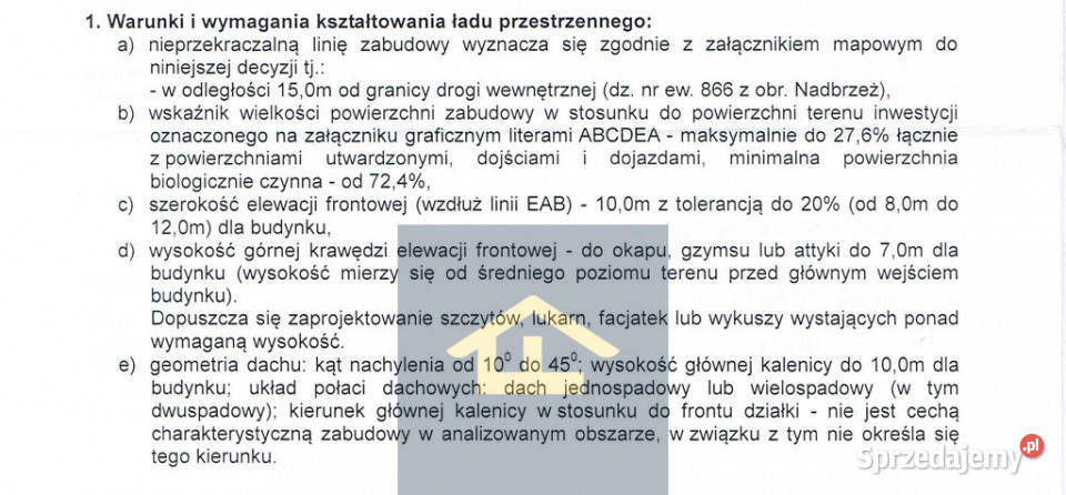 Działka w Nadbrzeżu