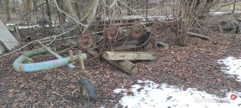 Przetrzasaczo zagrabiarka 5 gwiazdowa uszkodzony Jankowice