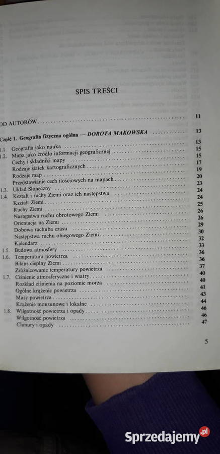 Geografia oświata matura Podręcznik Szkoła mazowieckie Warszawa sprzedam