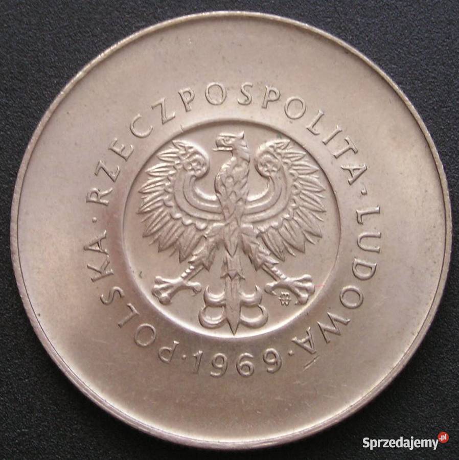 Polska 10 złotych 1969 25 lat PRL stan 12 łódzkie Łódź sprzedam