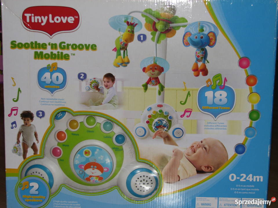 Karuzela z pozytywką Rośnij z muzyką Tiny Love Dla niemowląt Inowrocław