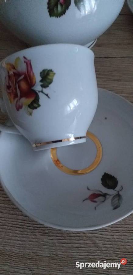 Zestaw porcelanowy prl Przedbórz