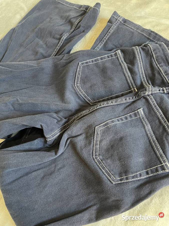 Spodnie jeansy dżinsy granatowe HM Moda i Styl podkarpackie Jasło