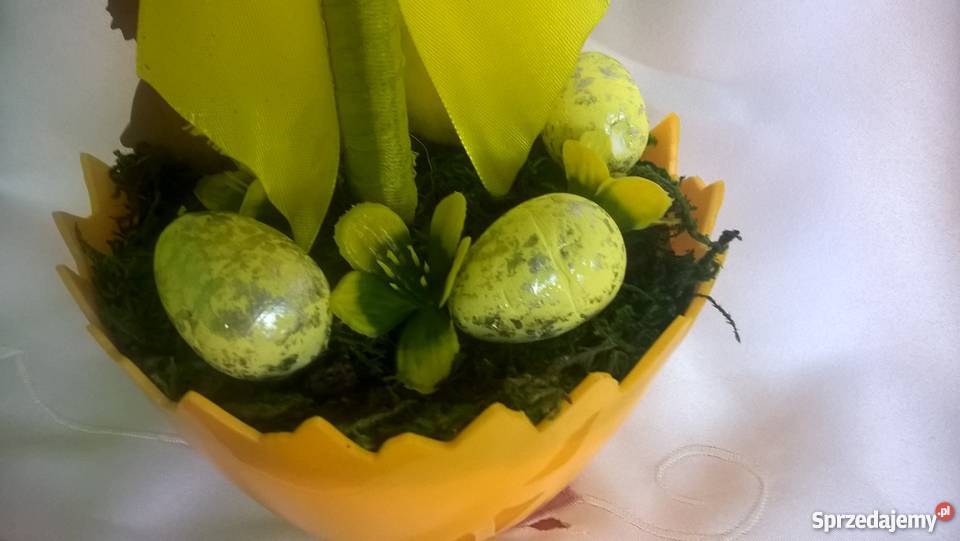 drzewko stroik ozdoba kula jajka hand made Dekoracje i ozdoby Sierpc