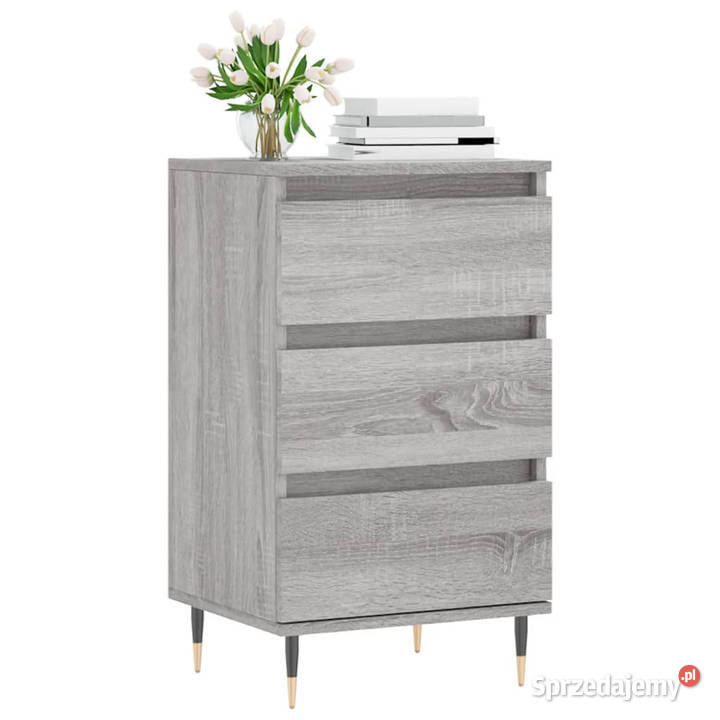 Komoda szary dąb sonoma 40x35x70 materiał Komody Warszawa