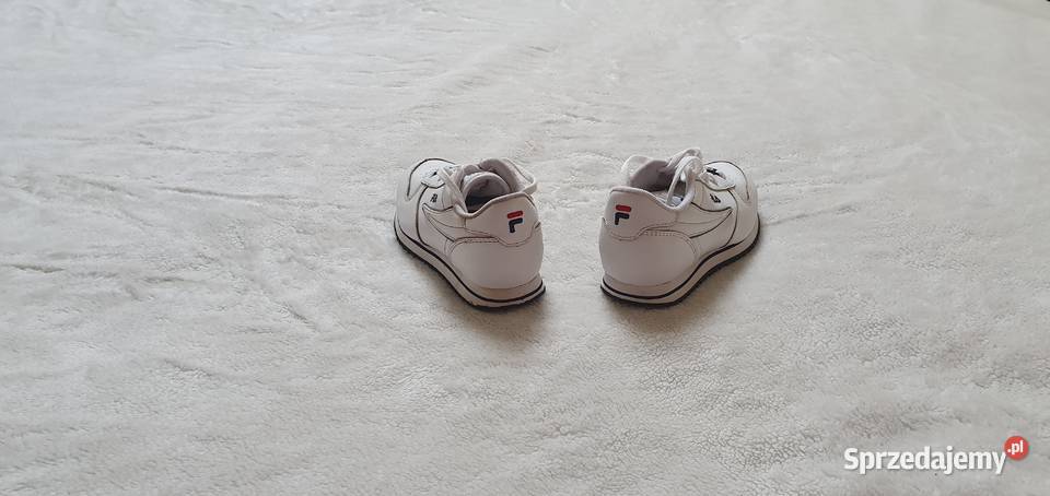Białe skórzane buty Fila Classic rozmiar 32 małopolskie Bibice