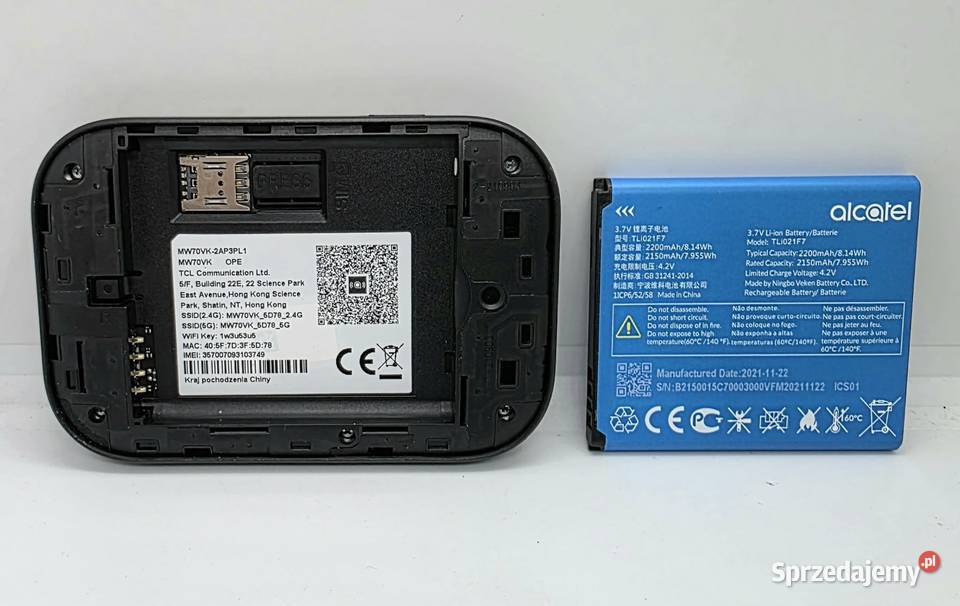Router mobilny ALCATEL MW70VK