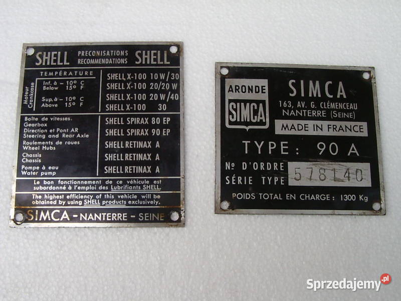 Simca aronde 90a dolnośląskie Zgorzelec
