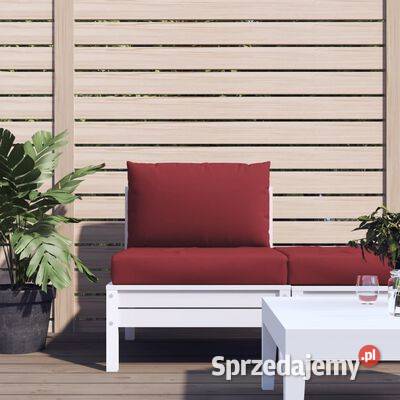 vidaXL Poduszki na palety 2 winna czerwień Warszawa