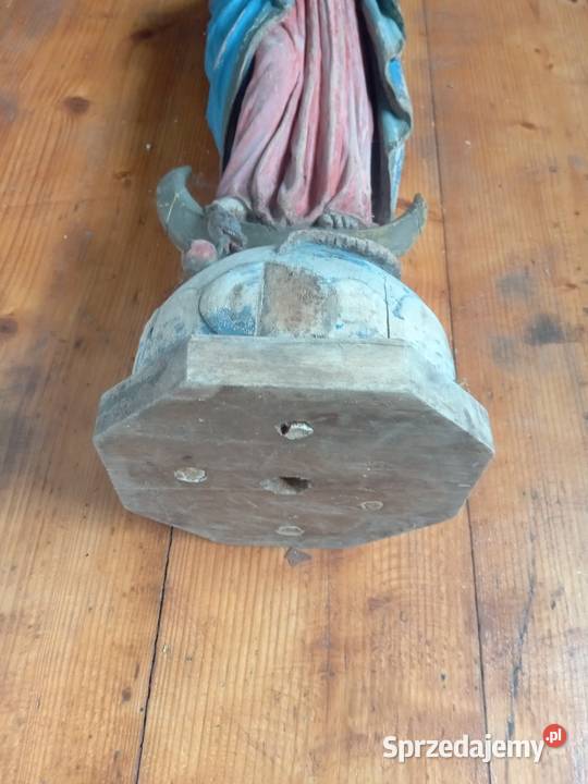 Stara figura drewniana Antyki Gdów