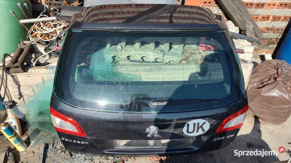 Klapa bagażnika kompletna Peugeot 508 sw kombi Książ Wielkopolski