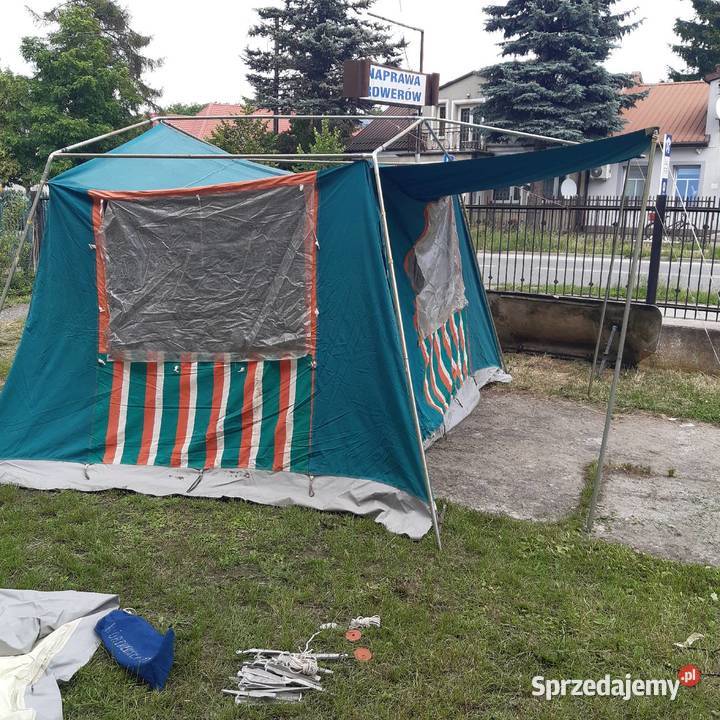 Namiot kompletny 4 osoby niemiecki Ciechanów