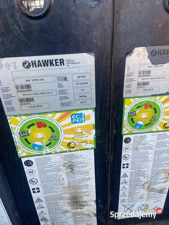 Bateria trakcyjna kwasowa 24v 210Ah 112018 r Antonie