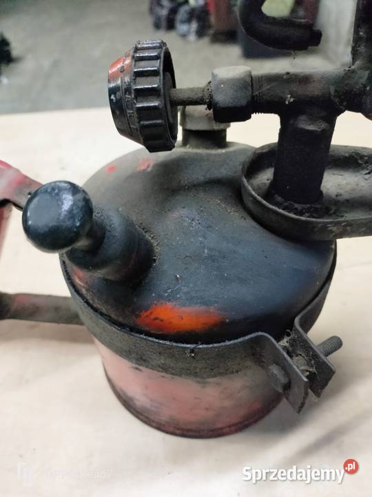 Stary palnik luto lampa duża łódzkie Łubno