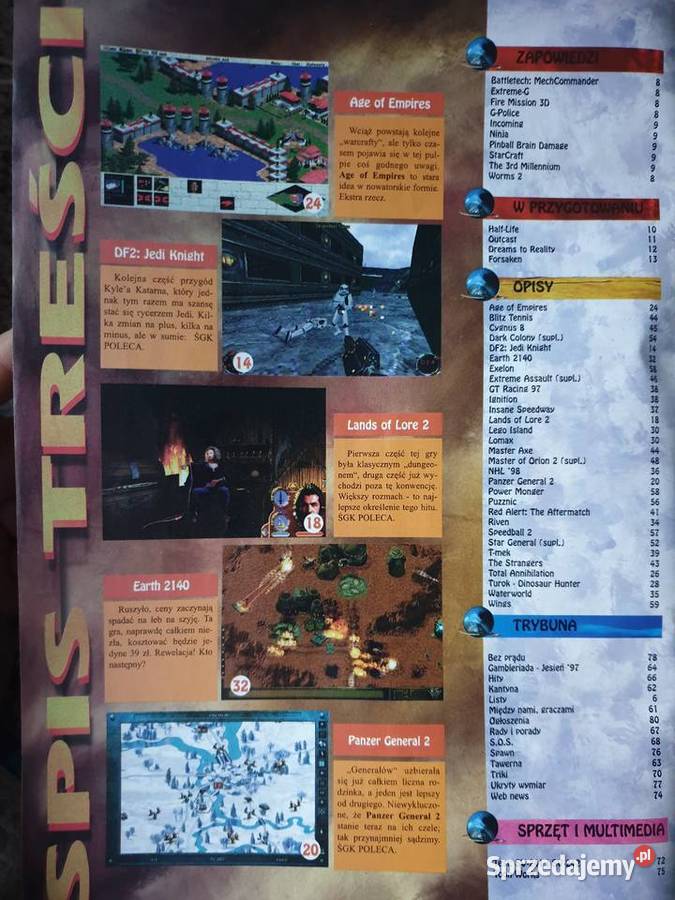 Świat Gier Komputerowych 4 numery Gdynia