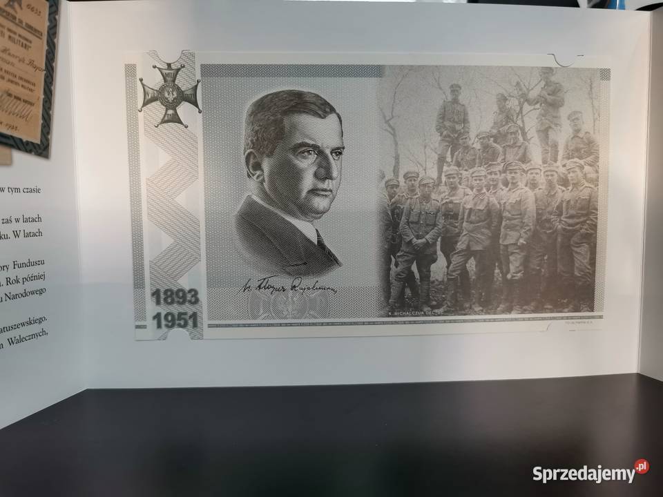 PWPW Henryk Rajchman Banknot koperta folder sprzedam