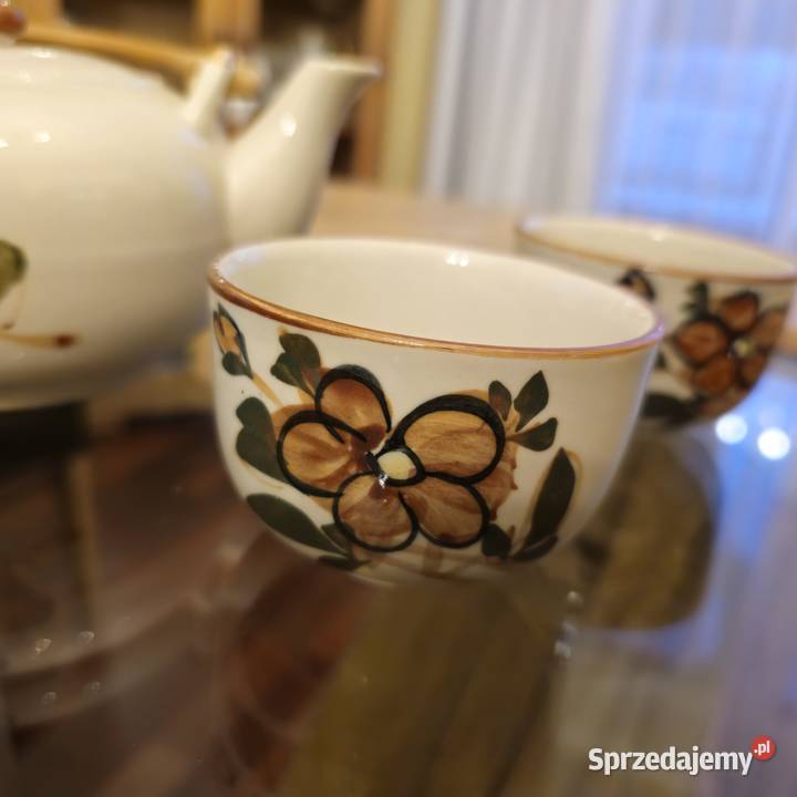 Sprzedam imbryk z bambusową raczką i 4 czarkami Kraków