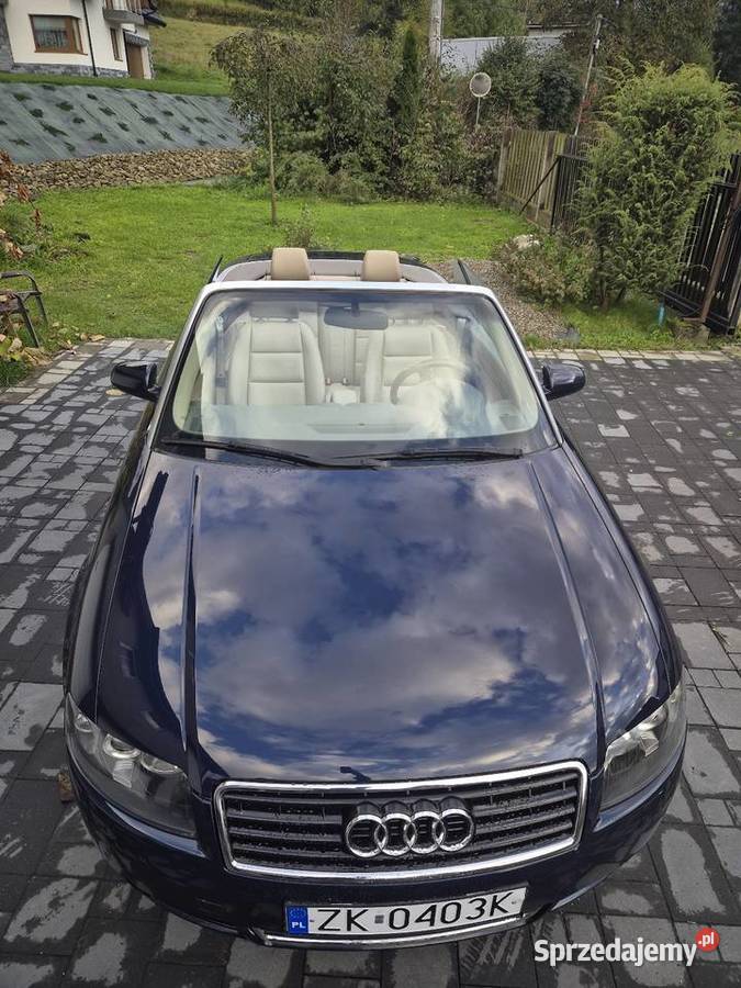 Audi A4 Cabrio 30 benzyna sline oryginał Nowy Sącz sprzedam