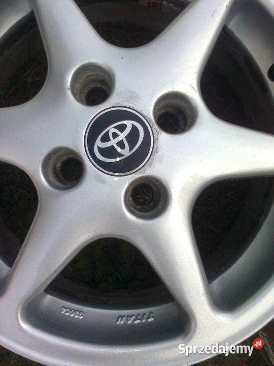 Felgi aluminiowe 14 Toyota Yaris Corolla Średnica 14" Jarosław
