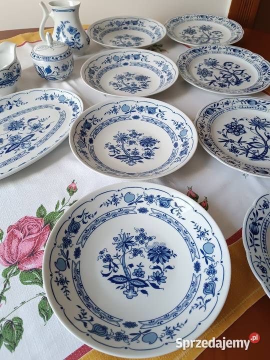 Porcelana na części wzory cebulowe Gorlice