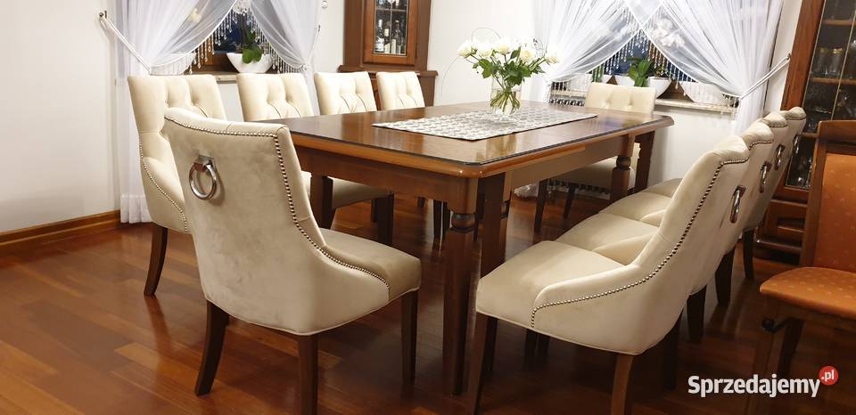 Krzesło z kołatką chesterfield hampton glamour Poznań sprzedam