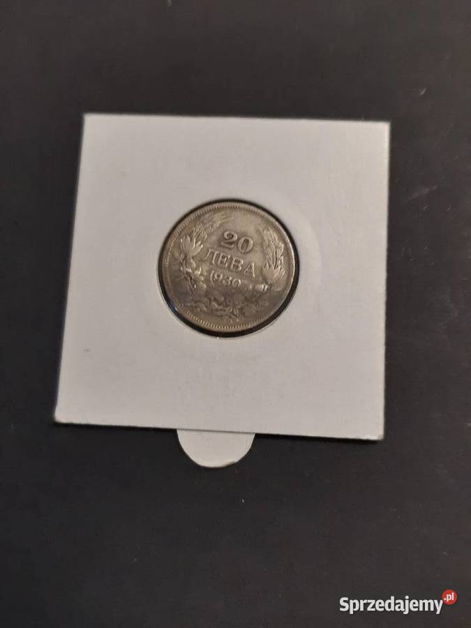 moneta srebrna Bułgarii z 1930r Łomża sprzedam