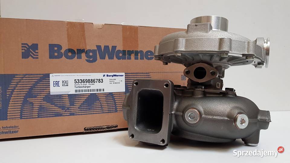Nowa sprężarka BorgWarner 53369886783 Turbosprężarki mazowieckie Siedlce