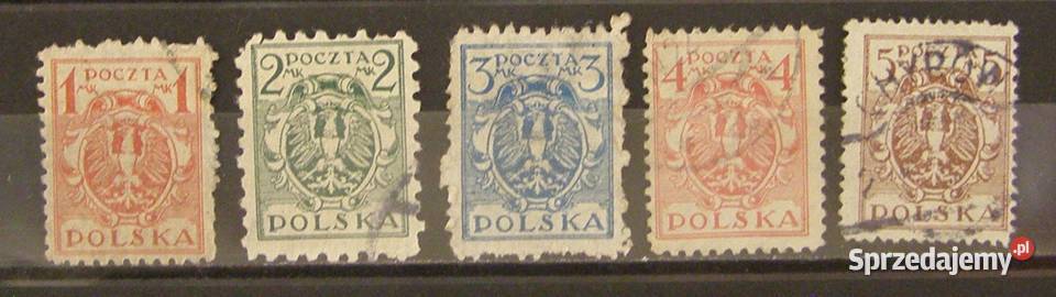 Znaczki pocztowe Polska Zestaw 3 Filatelistyka Kolekcje Łódź