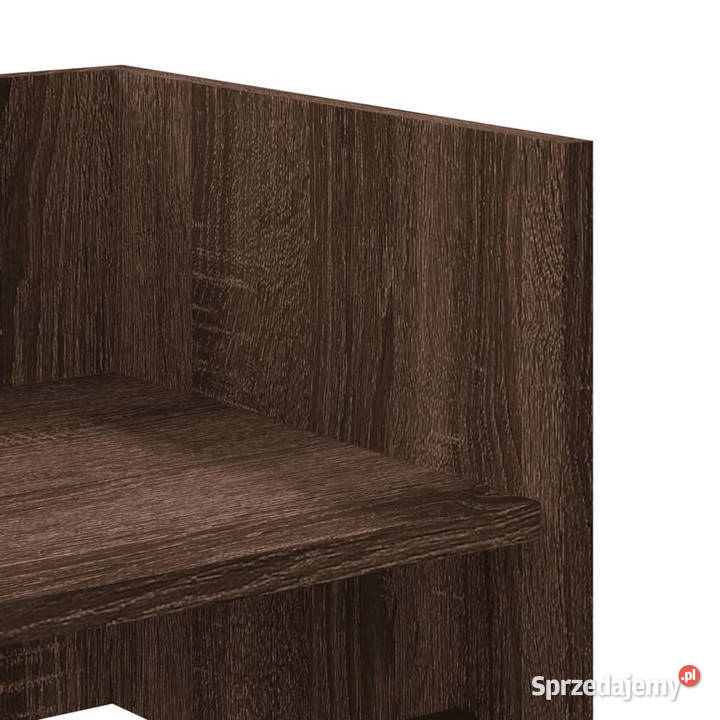 Półka ścienna brązowy dąb 100x35x305 WM848464 Warszawa