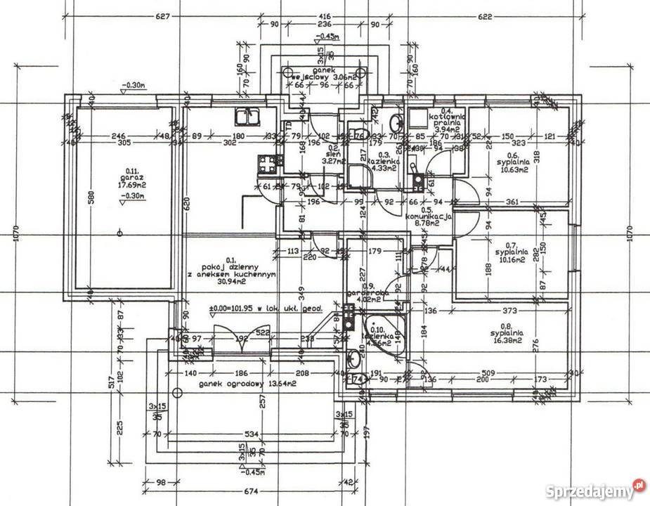 Nowy dom wolnostojący 4 pokoje 115 m2 800 m2 taras Marynino
