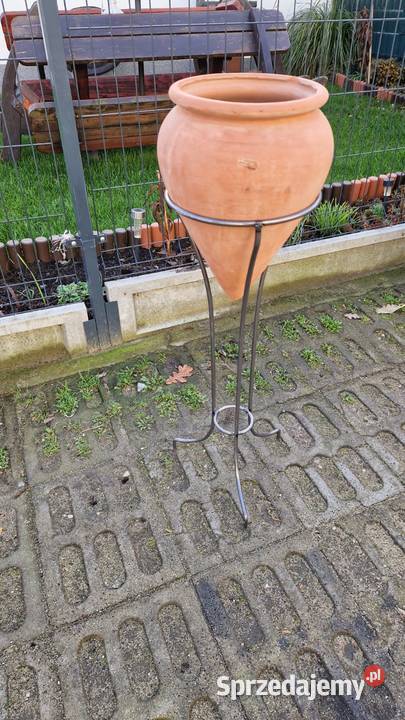 Donica na stojaku do ogrodu doniczka ozdobna na Dom i Ogród Zielona Góra