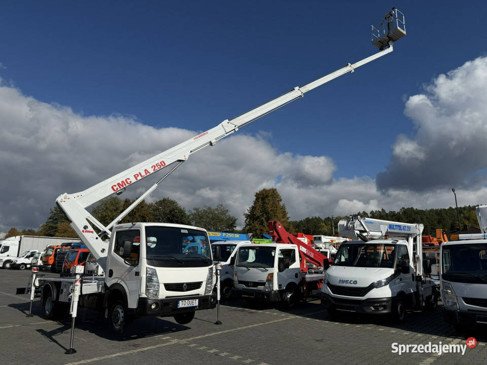 Renault Maxity Podnośnik Koszowy 25m CMC PLA 250 Widełki