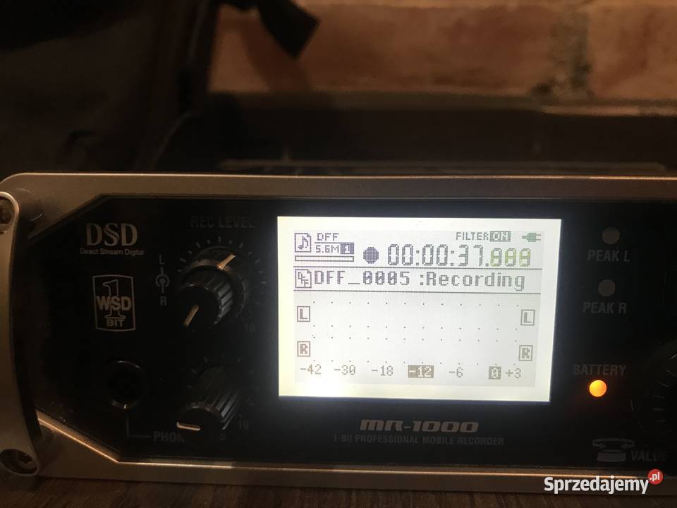 Korg MR 1000 1 bit professional mobile recorder Sprzęt estradowy, studyjny i DJ-ski małopolskie Kraków sprzedam