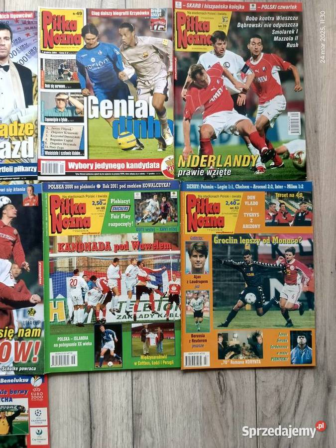11 numerów Piłki Nożnej Kolekcje Wronki sprzedam