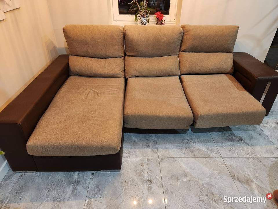 Sofa rozkladana skóra ekologiczna Wadowice Dolne