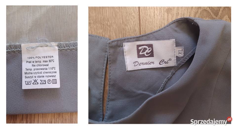 Sukienka damska z narzutką DERNIER CRI zielony Odzież damska Hajnówka sprzedam