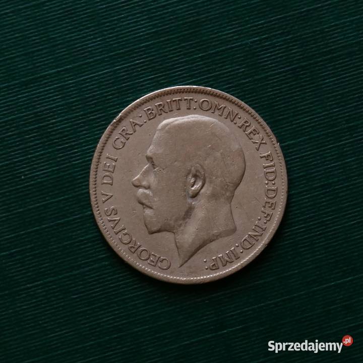 WIELKA BRYTANIA 1 pens 1921r Gliwice