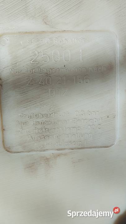 Zbiornik 2500L na opał 2 sztuki Bydgoszcz