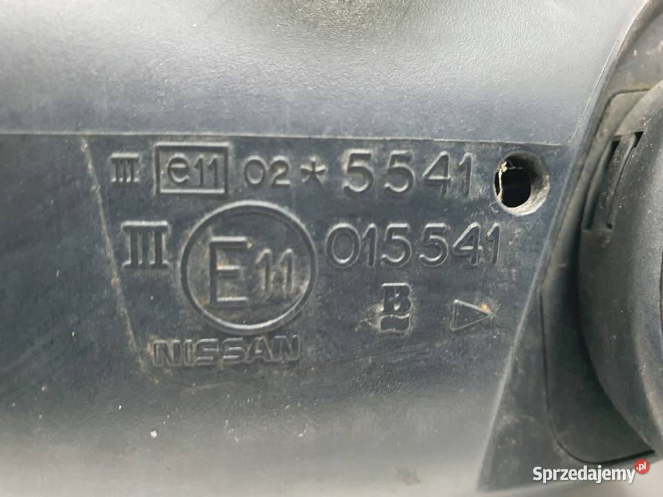 LUSTERKO Nissan Almera N16 LEWE KIEROWCY 5 Pin Rudka