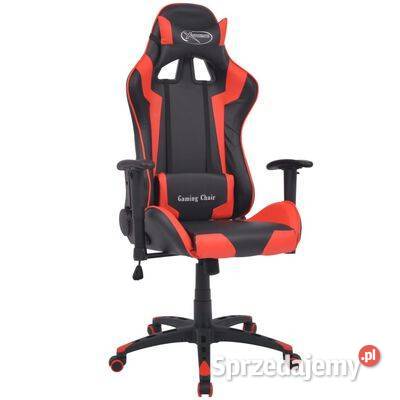 vidaXL Rozkładane krzesło biurowe, sportowe, sztuczna skóra,