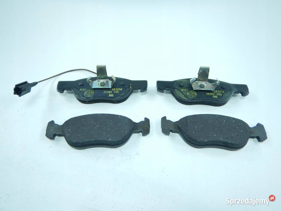 KLOCKI HAMULCOWE PRZEDNIE FIAT BRAVA BARCHETTA