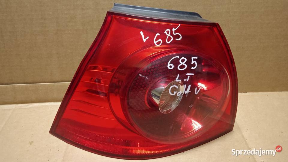 VW GOLF GT V HB LAMPA TYŁ LEWA wielkopolskie Zbierkowo sprzedam