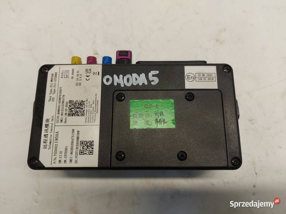 Chery Omoda 5 2024r sterownik moduł komputer 16 osobowe dolnośląskie