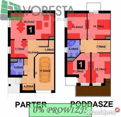 Dom bliźniak na Katowice Kostuchna 13869m2 Katowice