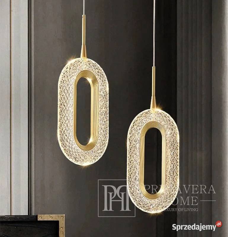 Żyrandol nowoczesny lampa wisząca glamour złota Lampy wiszące mazowieckie Warszawa