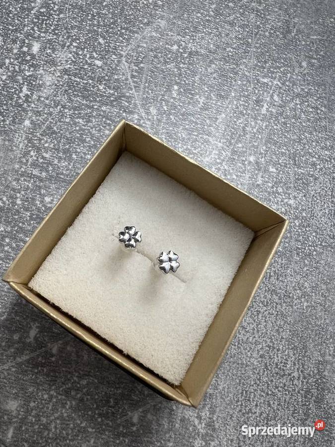 Kolczyki srebrne koniczyny koniczyna sprzedam