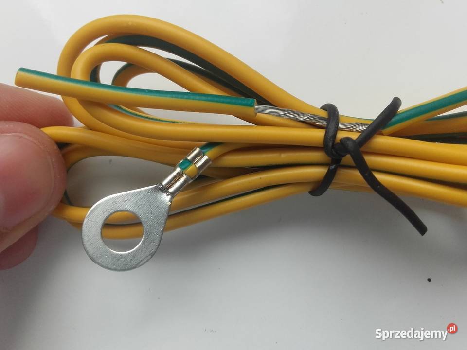 Kabel linka z końcówką oczko pojedynczy 140
