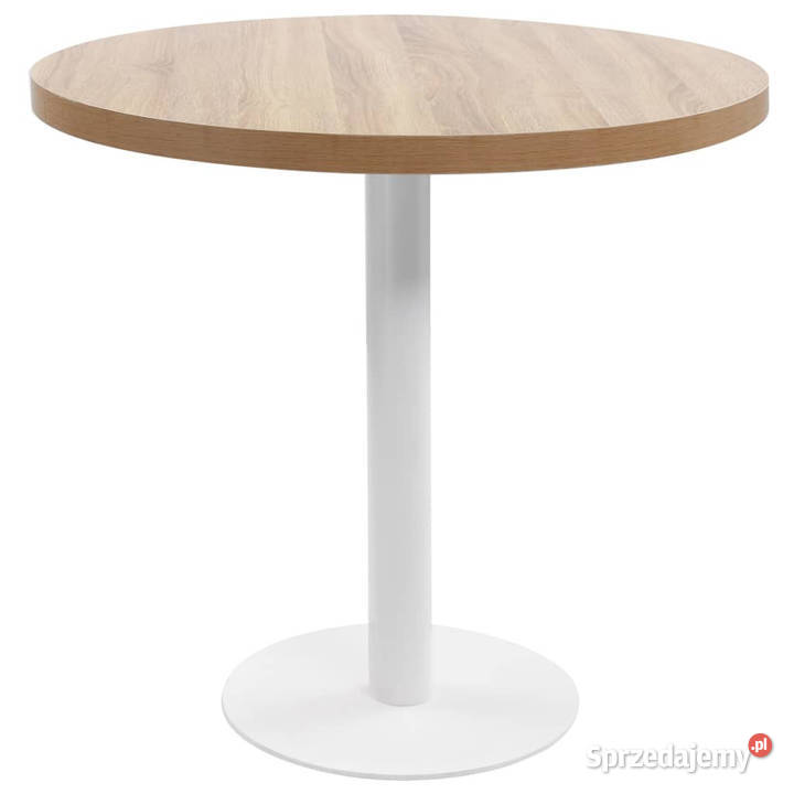 Stolik bistro jasnobrązowy 80 MDF WM286423 Stoły Warszawa sprzedam